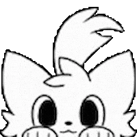 Wagging Cat Tail Sticker