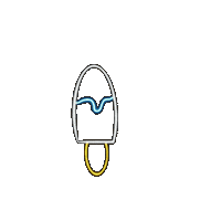 hautestockco summer neon ice cream popsicle Sticker