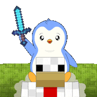 War Penguin Sticker by Pudgy Penguins