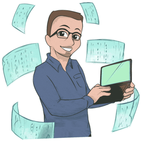 spunktonline giphyupload illustration owl laptop Sticker