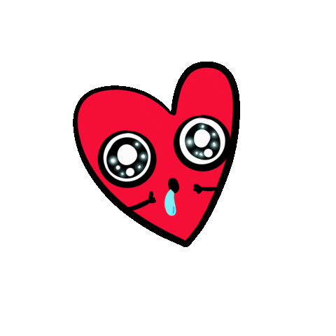 AriUbertiArt giphyupload love heart amor Sticker