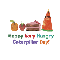 Very Hungry Caterpillar Sticker by PenguinKids
