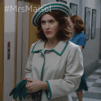 Shocked Rachel Brosnahan GIF by The Marvelous Mrs. Maisel