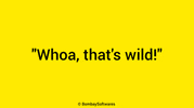 No Way Wow GIF by Bombay Softwares
