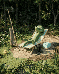 Tired Chill GIF