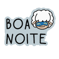 Behoumeh goodnight sheep fofo boanoite Sticker