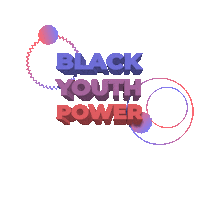 Black Power Activism Sticker by Youth Action Hour