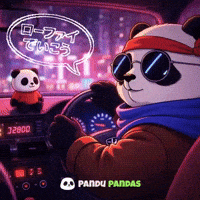 Panda Drive GIF by Pandu Pandas