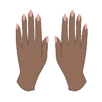 Colors Hands Sticker by Orosa Beauty