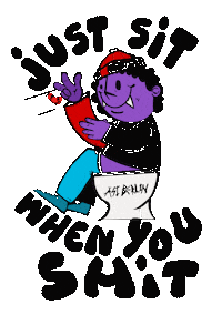 Happy Jump Sticker