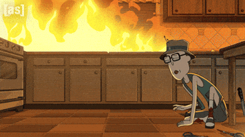 Rick And Morty Burn GIF by Adult Swim