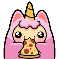 Hungry Pizza Sticker by Platonic Games