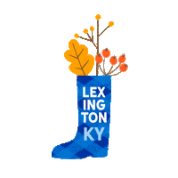 Fall Horse Sticker by Lexington, KY