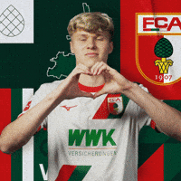 Heart Bundesliga GIF by FC Augsburg 1907