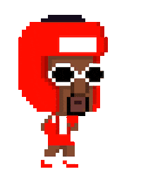 Video Game Pixel Sticker by Ali Graham