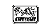 Awesome Text Sticker by OpticalArtInc.