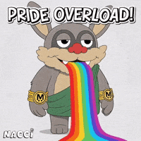 Rainbow Love GIF