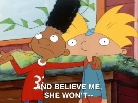 hey arnold nick splat GIF