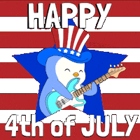 United States Penguin Sticker by Pudgy Penguins