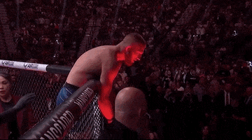 Mixed Martial Arts Shrug GIF by UFC