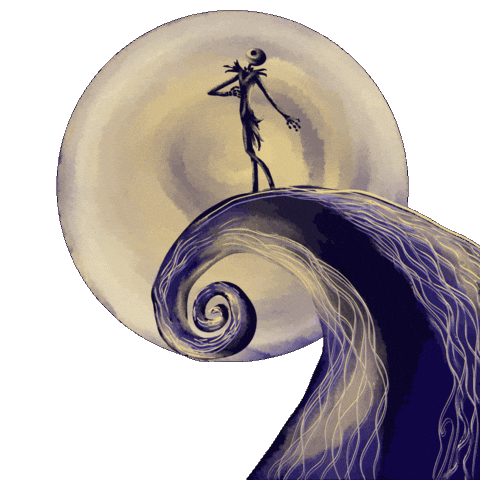 Nightmare Before Christmas Halloween Sticker