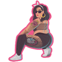 audryfunk rap twerk feminism funk Sticker
