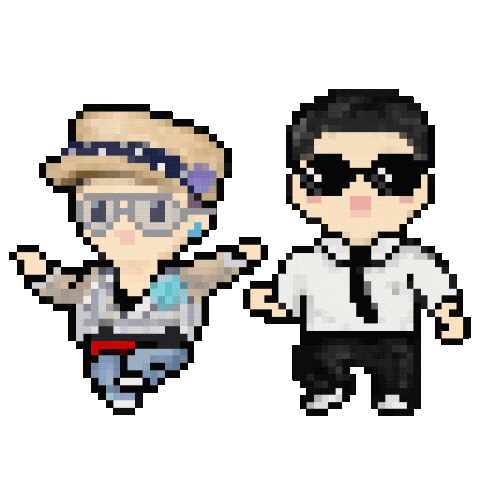 Gangnam Style Summer Sticker