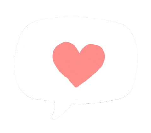 Heart Pink Sticker by Poca Poca Studio