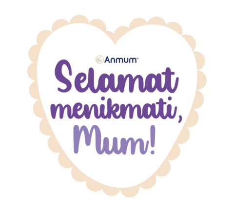 Heart Love Sticker by Anmum Indonesia
