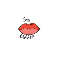 Lips Brain Sticker