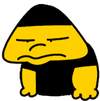 Character Yawn Sticker