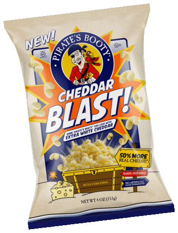Explosion Cheese Sticker by Pirate's Booty