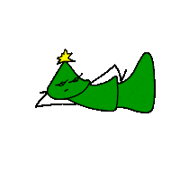 Sexy Christmas Tree Sticker