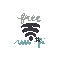Khansakia online connection wifi freewifi Sticker