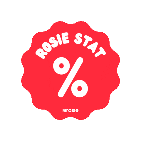 Rosie Report Stat Sticker by We Are Rosie