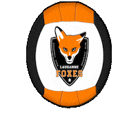 swissdodgeball ball dodgeball lausanne foxes Sticker