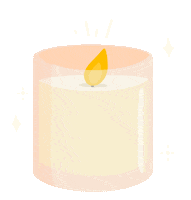 Flame Candle Sticker by fromgreatbeginnings