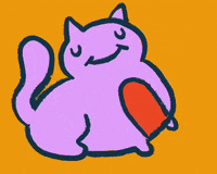 abitan cat food cartoon life GIF