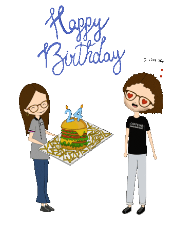 sararonchieri love birthday couple happybirthday Sticker