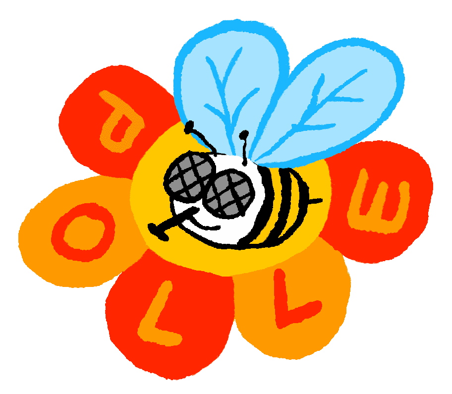 vollepolle giphyupload flower bee blume Sticker