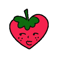 willlemien_ strawberry fruity willlemien willemien Sticker