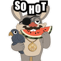 Sweating Heat Wave Sticker