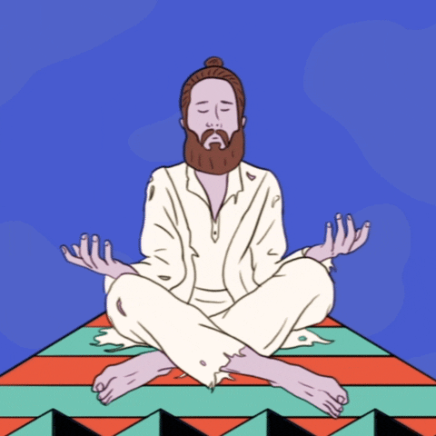 AviKaplan giphyupload peace meditation namaste GIF