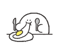 Hungry Breakfast Sticker