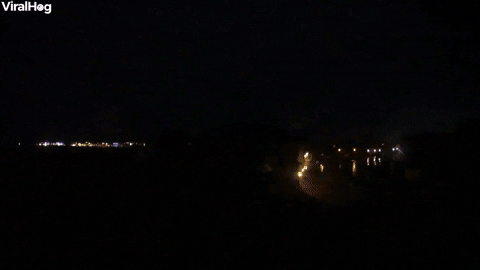 Powerful Lightning Storm Captured In Slow Motion GIF by ViralHog