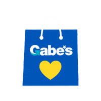 gabes_stores shopping gabes gabes stores big blue bag Sticker