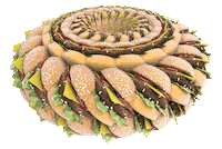 Hungry 3D Sticker by Scott Gelber