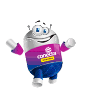 conecta_fibra internet wifi mascote qualidade Sticker