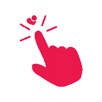 Red Arrow Heart Sticker by Lopes Rio