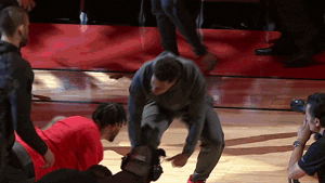 High Five Lets Go GIF by NBA